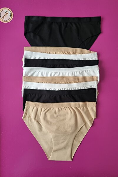 Demirsa Boutique Laser Cut Women's Bikini Panties 9 Pack