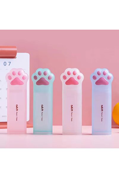 synshop Kawaii Cat Dog Paw Claw Pen Holder Pencil Case Makeup Bag Organizer Glasses Case Gift