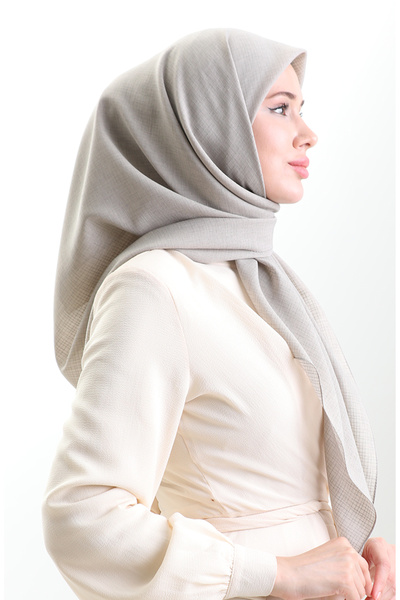 sefamerve Κασκόλ από λινό Karaca 82023-14 Σκούρο Μπεζ