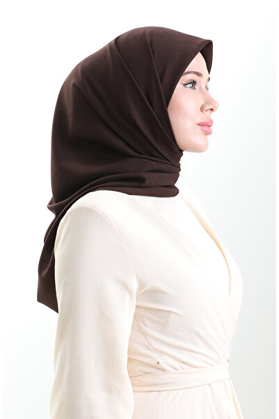 sefamerve Karaca linen scarf 82023-09 bitter brown