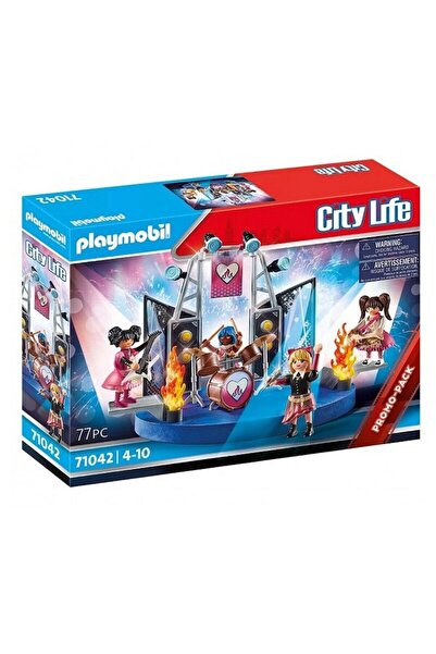 Playmobil City Life Music Band Toy, 38x28x7.5 cm