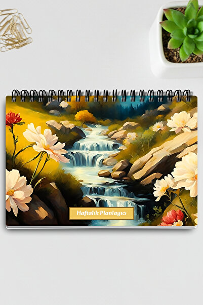 qoeuyl boutique Модель з природним пейзажем: 2 A5 спіральний блокнот для спис...