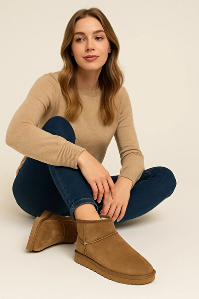 Pierre Cardin Women's Cold-Resistant Fur-Lined Plush Warm Winter Shoes