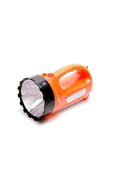 OEM Handheld LED flashlight, 1 W, 15 SMD, rechargeable, strap, orange, 20x10 cm