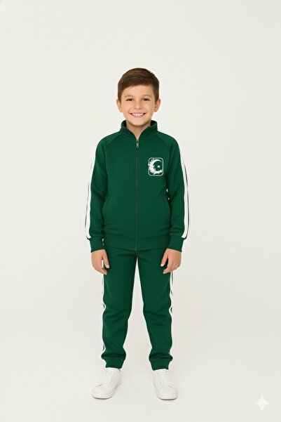 Eritqaa Family Tracksuit Set – Green Color, High Quality Fabric, Comfortable and Stylish Design