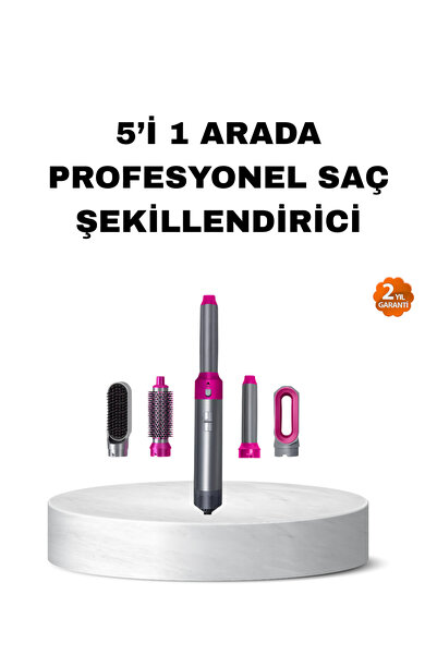 Teknoşık مجموعة تصفيف الشعر تكنو شيك 5 في 1 مع تقنية الأيونات السالبة وتجفيف ...