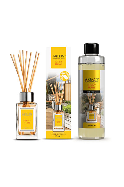 Areon Home Perfume Sunny Home - Pachet Odorizant 85 ML + Refil 260 ML