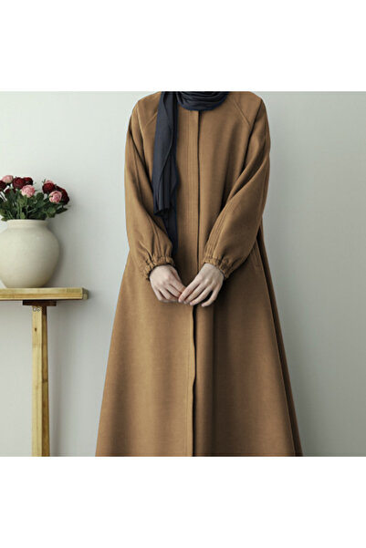 Berel Moda Imported Lined Cashmere Coat with Guaranteed No Pilling - Camel