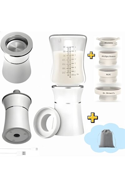 MARCINO Incalzitor Biberoane , Compatibil Cu Orice Biberon , Fara Fir , Baterie 8800mAh , 4 Setari