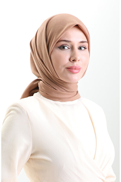 sefamerve Karaca Linen Scarf 82023-17 Caramel