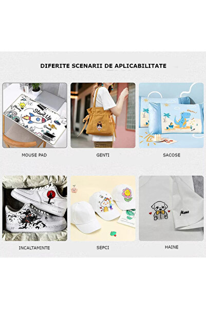 Influential Tech Vacuta Mini Heat Press, 250W, Portable, for T-Shirts and Fabrics, with Storage Bag & Accessories