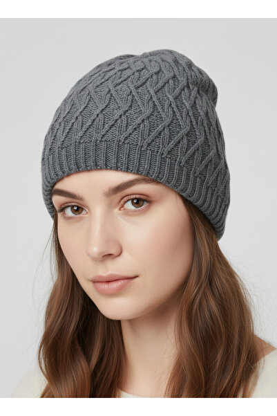 balkonda Beretă clasică căptușită cu lână, care protejează de frig, țesut moa...