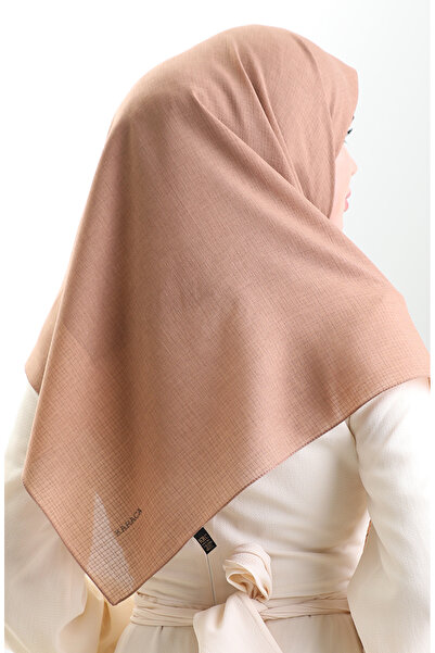sefamerve Karaca Linen Scarf 82023-17 Caramel