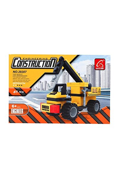 hak-iş oyuncak مجموعة مكعبات البناء من أوسيني للهندسة الإنشائية، 61 قطعة، مجموعة مكعبات البناء