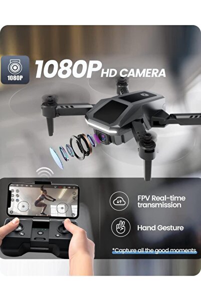 Holy Stone طائرة بدون طيار HS430 للأطفال مزودة بكاميرا عالية الدقة 1080 بكسل،...