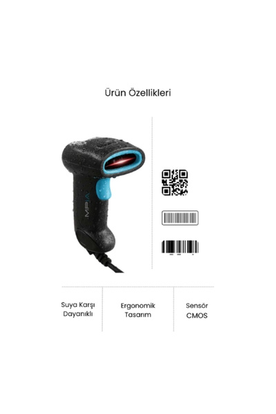 TTT USB Wired 1D/2D Barcode & Qr Code Reader