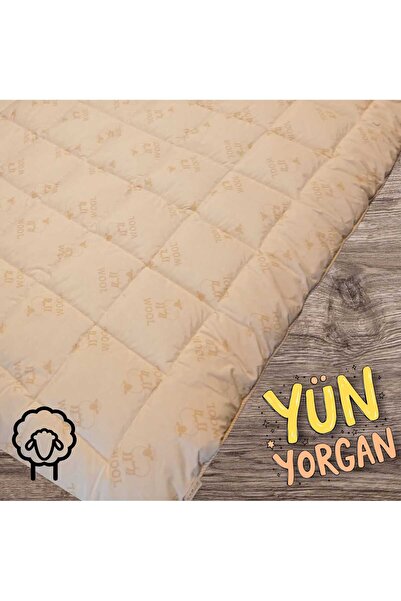 YÜNTEKS Wool Quilt, Good Morning Wool Quilt, Organic, Wool Quilt, 1St Quality, Long-Lasting, Healthy, Luxurious, Single
