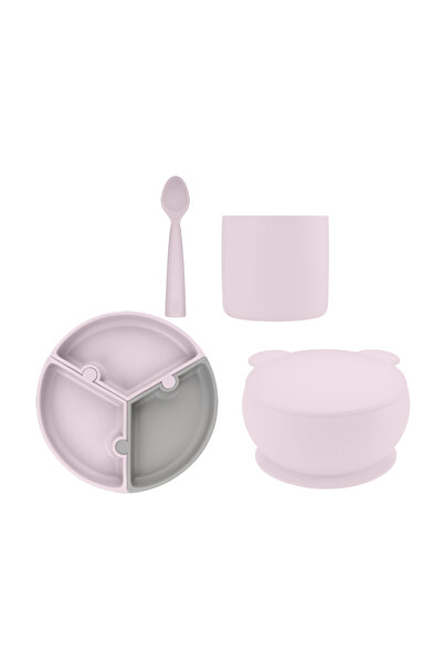 OiOi Puzzle 4 Piece Nutrition Set Misty Lilac