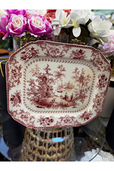 hediye Esterhomedecor Porcelain Serving Plate 32*27cm