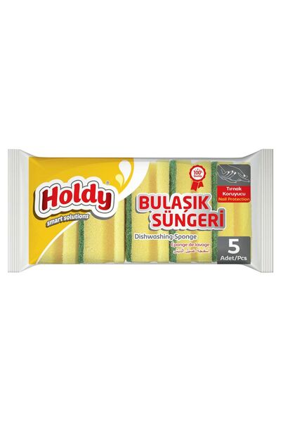 Holdy Corrugated Dish Sponge Set of 5