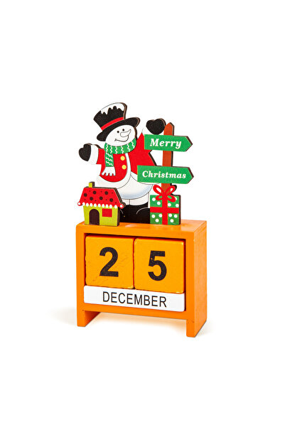 CED AUTO TRADE Decorative MDF wooden calendar – 13.5 x 7 x 3.5 cm – 3 models