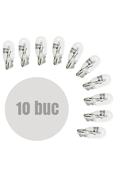 Alista Home Set 1 Bec de pozitie W5W - T10 12V 5W - Set de 10 - CARGUARD