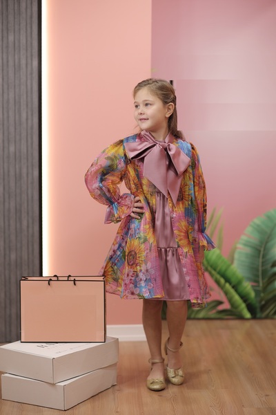 Miss Lorin Kids Children's Dress with Kaftan