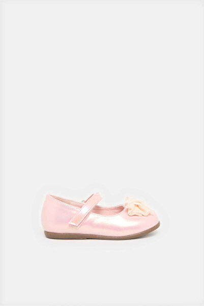 REDTAG Infant Girls Pink Bow Ballerina