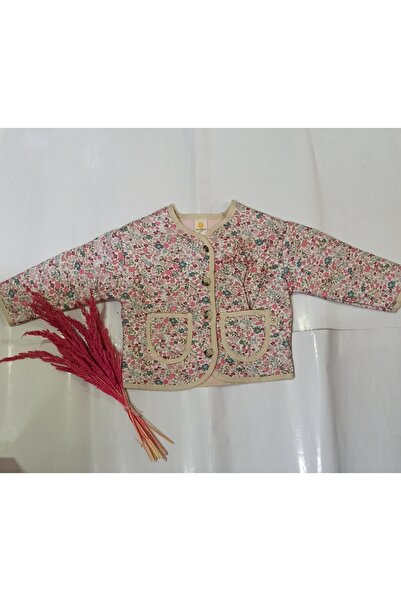 Via Girls Mevsimlik kız çocuk ceketi %100 pamuklu