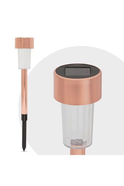 Alista Home Lampa solara LED pt. exterior - 300 x 45 mm, metal, Auriu rose