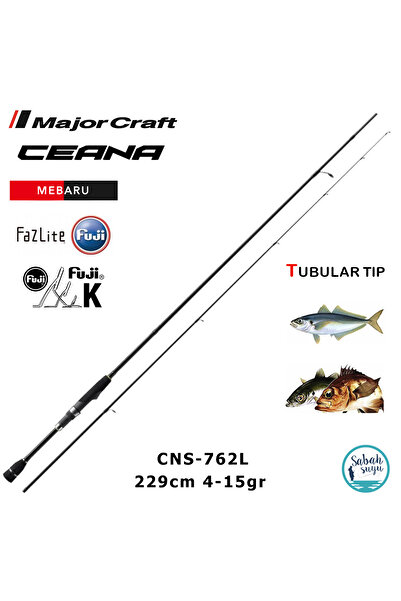 MAJOR CRAFT Ceana CNS-762L Mebaru 229cm 4-15gr (2P) LRF Kamış