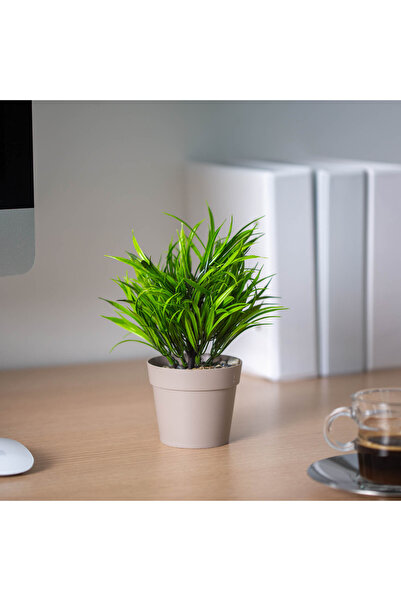 OEM Decor plante artificiale - iarba de matase - verde - 15 x 22 cm - 3 tipuri