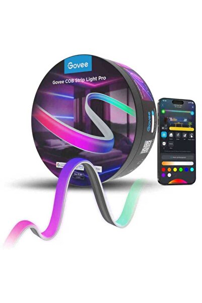 Govee Banda LED inteligenta COB Strip Light H61E53D1 RGBIC+W Matter Bluetooth Wi-Fi 450lm/m 1260 LED