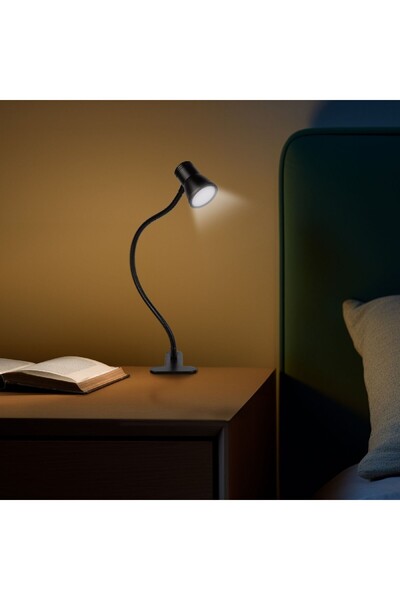 OEM Lampa de birou flexibila cu clema – USB – reglaj intensitate si temperatu...
