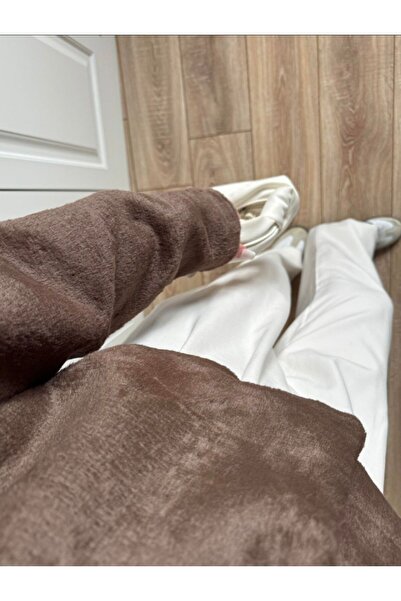 FMN Moda Ball Cut Premium Design Fur Plush Soft Lining Equivalent Big Lapel Jacket Coat Overcoat