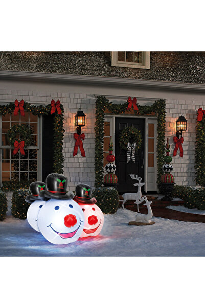 Alista Home Cap de om de zapada gonflabil - cu LED rosu / albastru