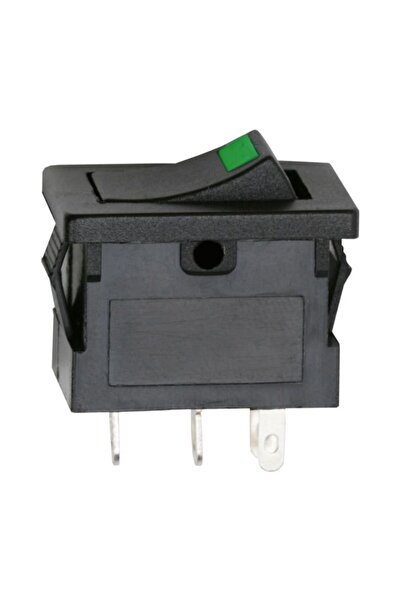 OEM Interupator basculant 1 circuit 15A-12VDC OFF-ON, cu LED verde