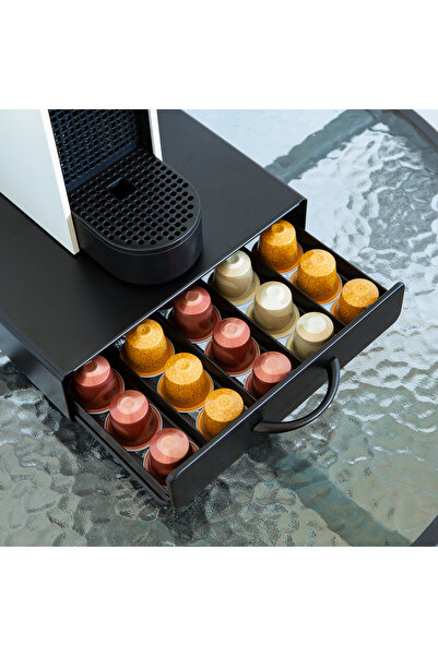 Alista Home Suport metalic pentru capsule de cafea - pentru 50 capsule Nespre...