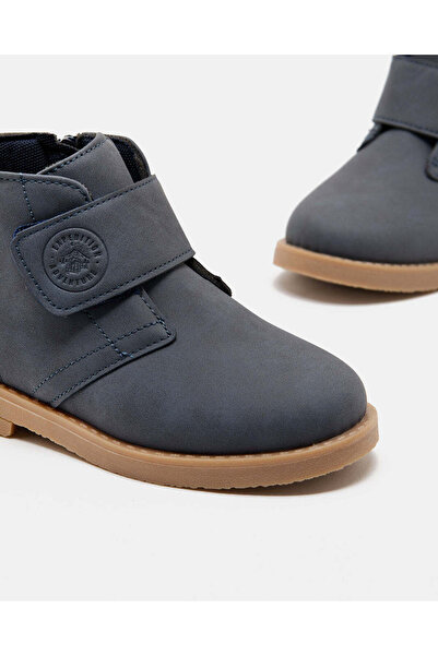 REDTAG Boys Navy Chukka Boots