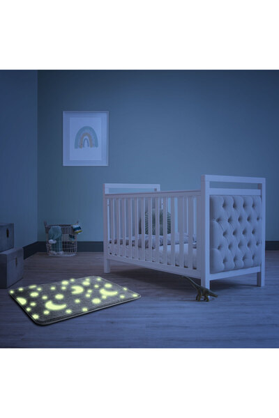 CED AUTO TRADE Luminous, phosphorescent rug - gray - 60 x 40 cm