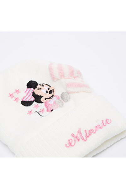 Disney Minnie Mouse Embroidered Beanie Cap