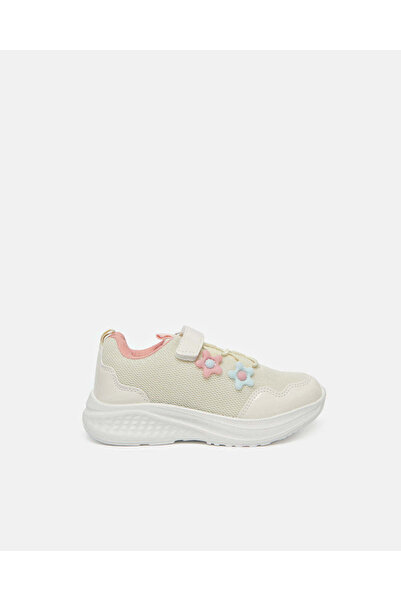 REDTAG Girls Beige Floral Trainer