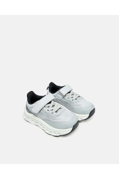 REDTAG Boys Grey Plain Trainer