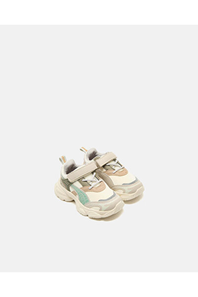 REDTAG Infant Boys Beige Multi Piece Sneaker
