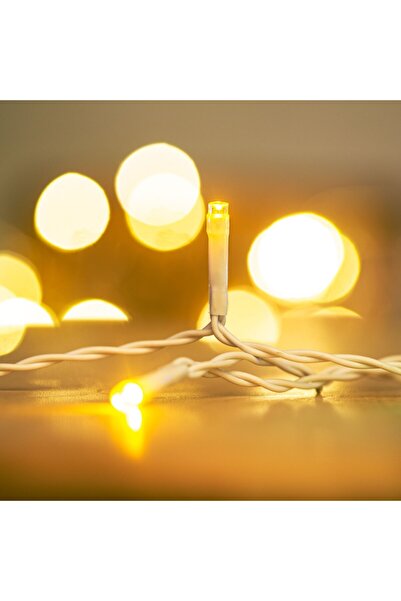 OEM Sir de lumini alb-cald pentru Craciun - 50 LED-uri - 5 m - 8 programe