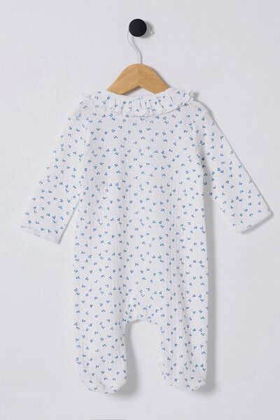 Budi U.S Polo Baby Jumpsuit Usb2435 White-Blue