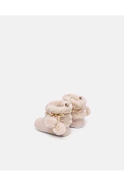 REDTAG Baby Beige Fur Textured Boot