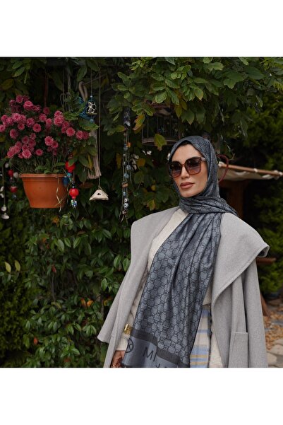 sem oyuncak Luxury Shawl Cotton Cashmere Silk Shawl 4 Seasons Mk Pattern Double-Sided 70 X 200 cm
