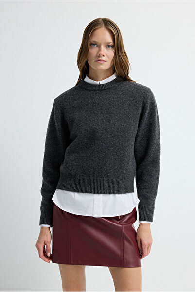 adL Uzun Kol Triko Kazak