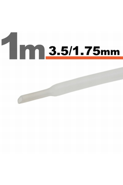 Alista Home 15 Metri Tub termocontractibilTransparent • 3,5 / 1,75 mm